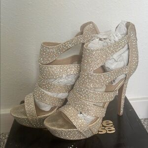 Charlotte Russe Gold Heels